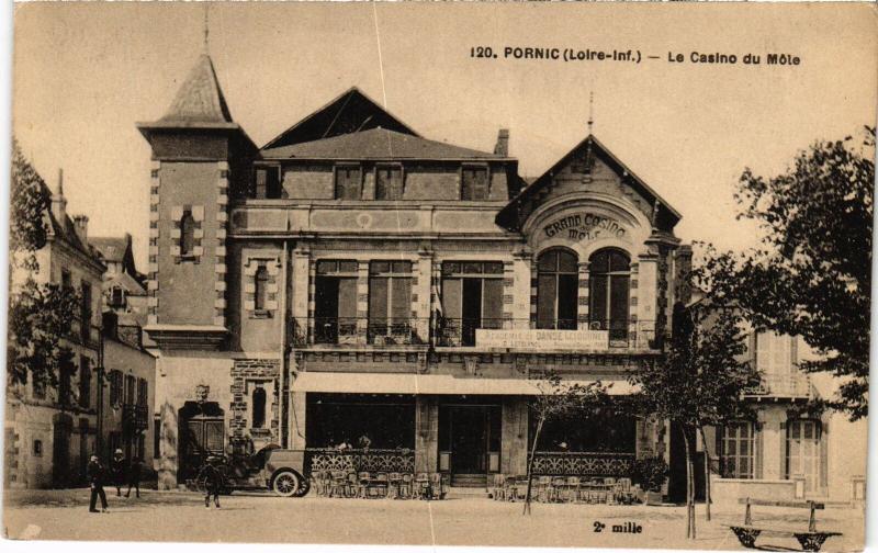 Carte postale ancienne Pornic le Casino du Mole à Pornic