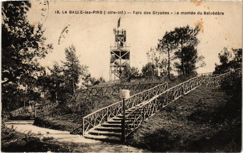 Carte postale ancienne La Baule Parc des Dryades
