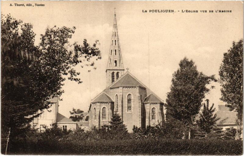 Carte postale ancienne Le Poliguen Eglise