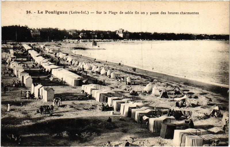 Carte postale ancienne Le Poliguen sur la Plage