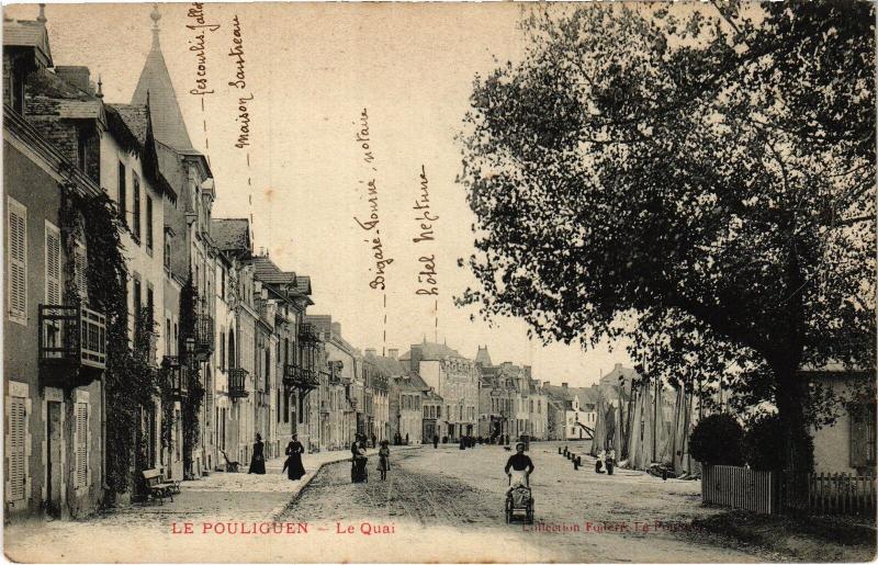 Carte postale ancienne Le Poliguen le Quai