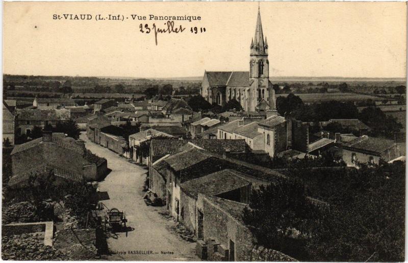 Carte postale ancienne St Viaud vue panoramique