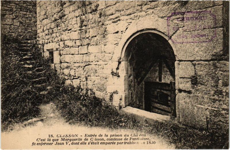Carte postale ancienne Clisson Ruines de la Chapelle des Jacobins à Clisson