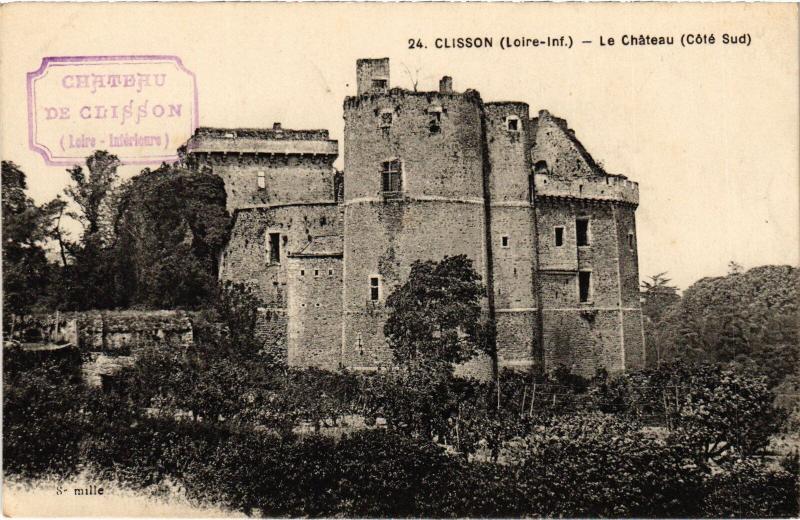 Carte postale ancienne Clisson le Chateau à Clisson