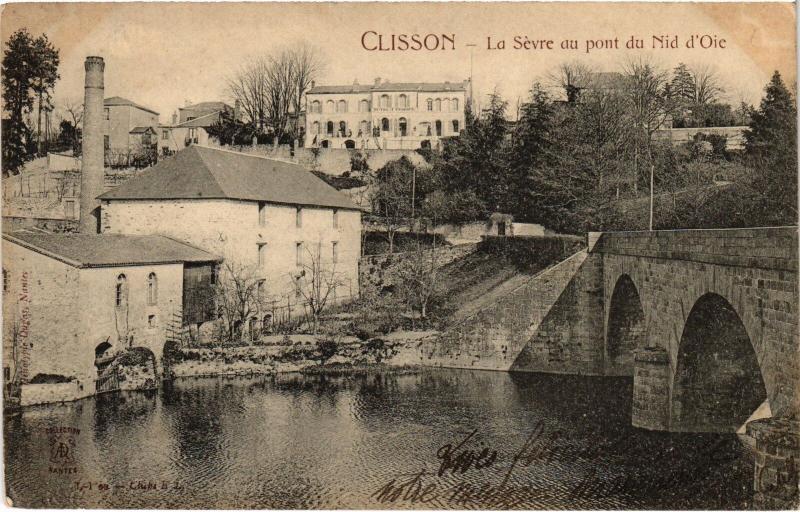 Carte postale ancienne Clisson la Sevre à Clisson
