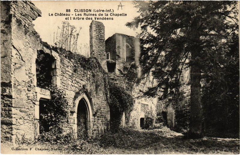 Carte postale ancienne Clisson la Sevre en amont à Clisson