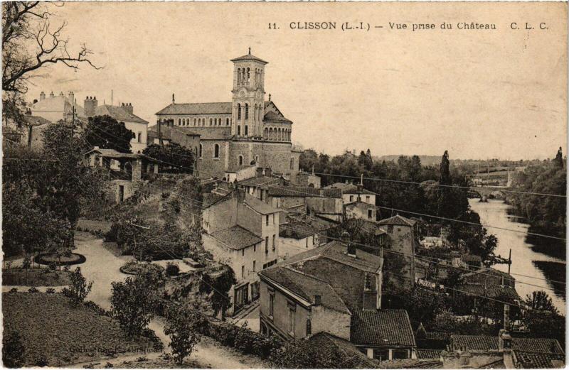Carte postale ancienne Clisson le Chateau à Clisson