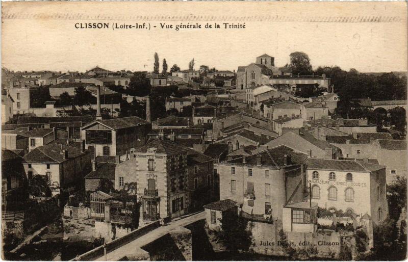 Carte postale ancienne Clisson vue generale à Clisson
