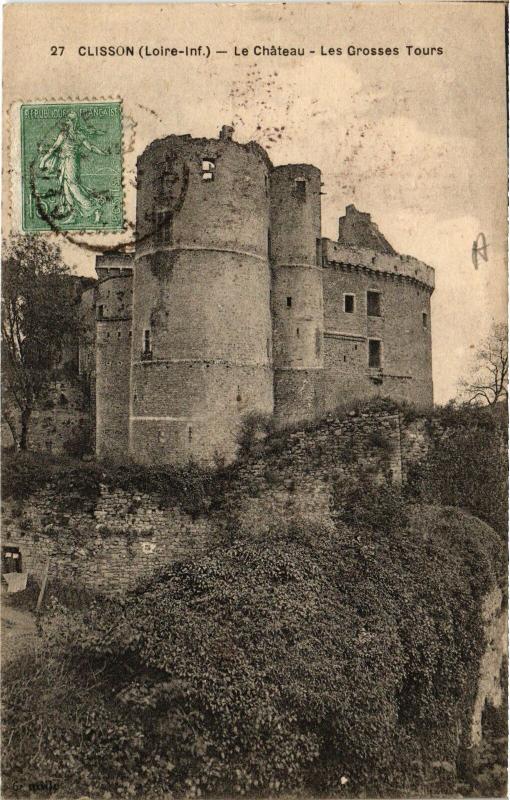 Carte postale ancienne Clisson le Chateau à Clisson
