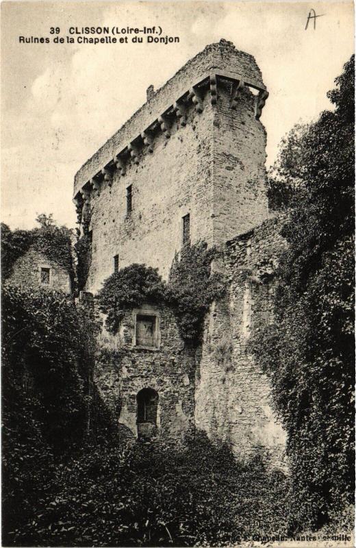 Carte postale ancienne Clisson le Chateau à Clisson