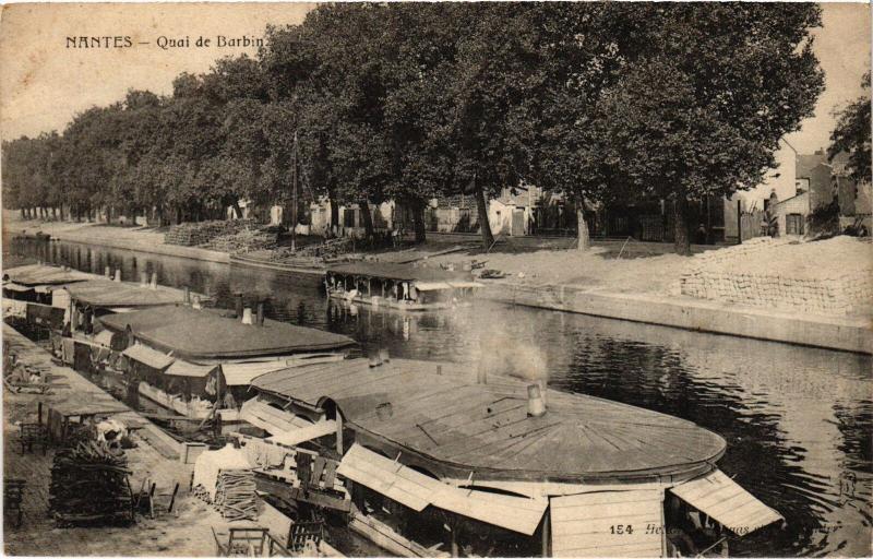 Carte postale ancienne Nantes Quai de Barbin à Nantes