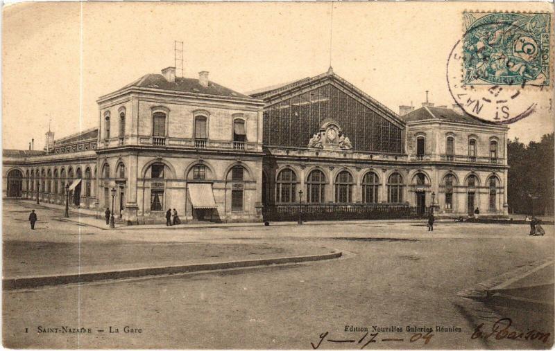 Carte postale ancienne St Nazaire la Gare