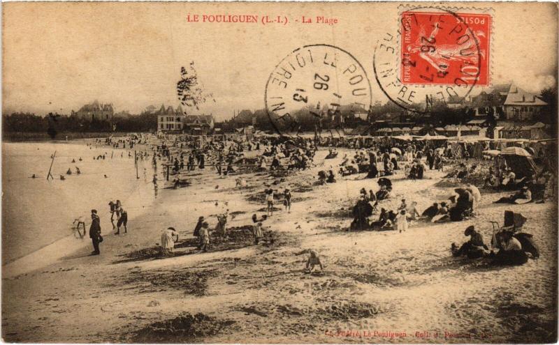 Carte postale ancienne Le Poliguen la Plage