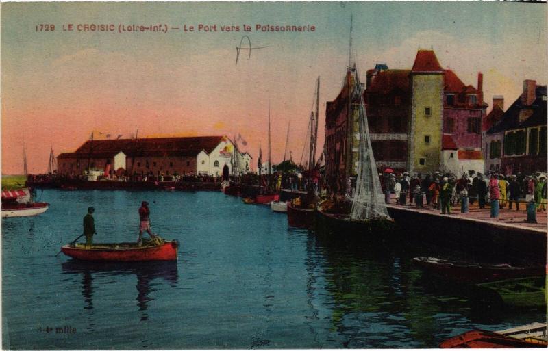 Carte postale ancienne Le Croisic le Port au Croisic