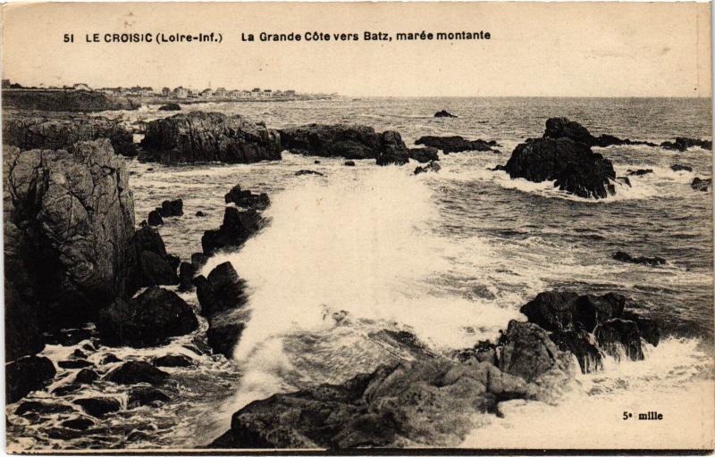 Carte postale ancienne Le Croisic maree montante au Croisic