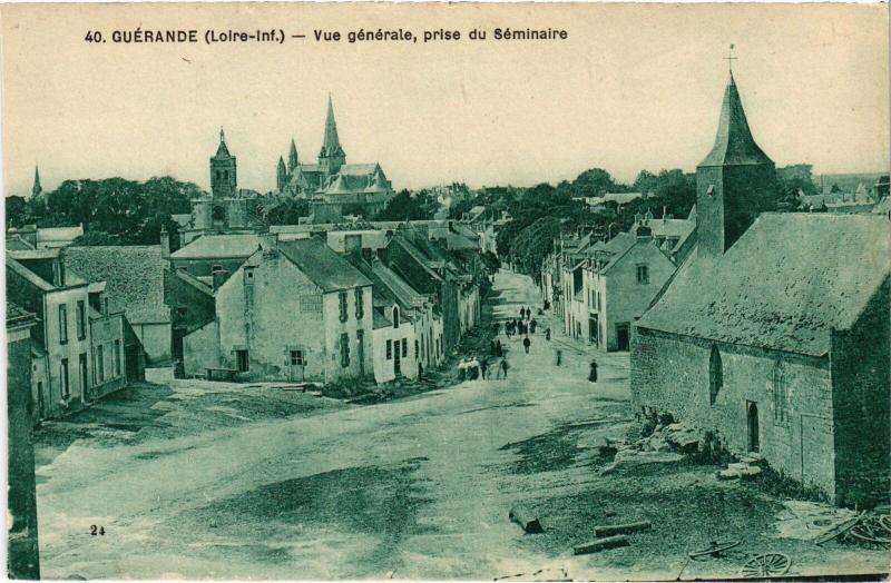 Carte postale ancienne Guerande vue generale