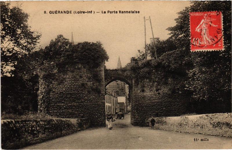 Carte postale ancienne Guerande Porte Vannetaise