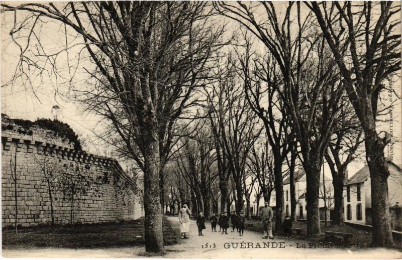 Carte postale ancienne Guerande la Promenade du Midi