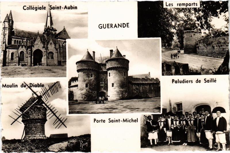 Carte postale ancienne Guerande souvenir