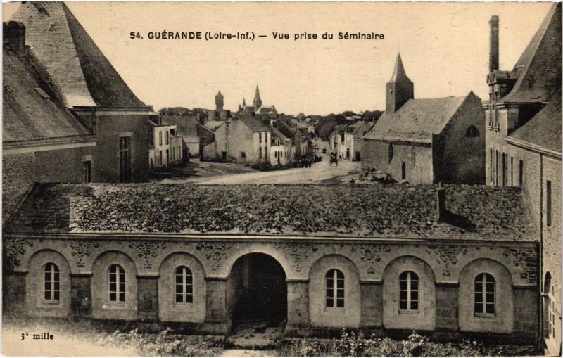 Carte postale ancienne Guerande vue prise du Seminaire