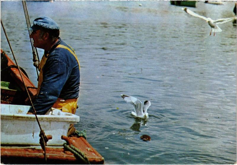 Carte postale ancienne Guerande retour de peche
