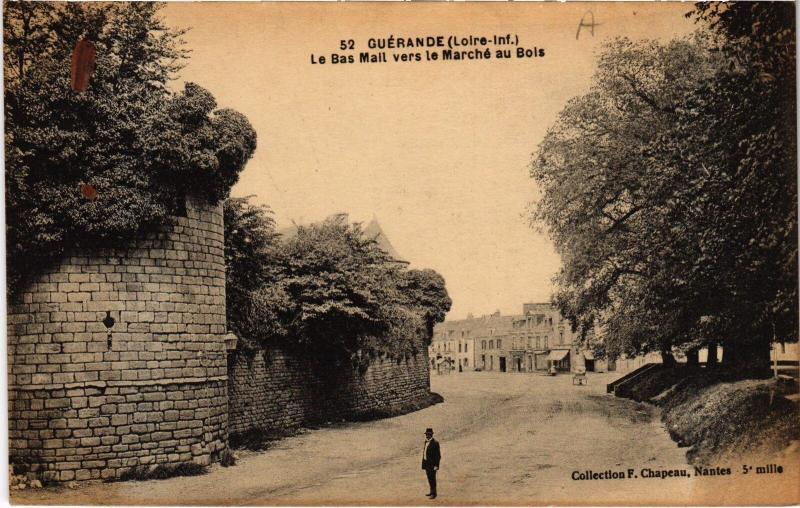 Carte postale ancienne Guerande Le Bas Mail