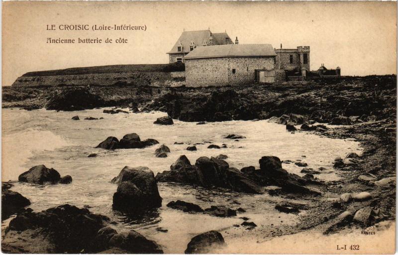 Carte postale ancienne Le Croisic ancienne baterie de cote au Croisic