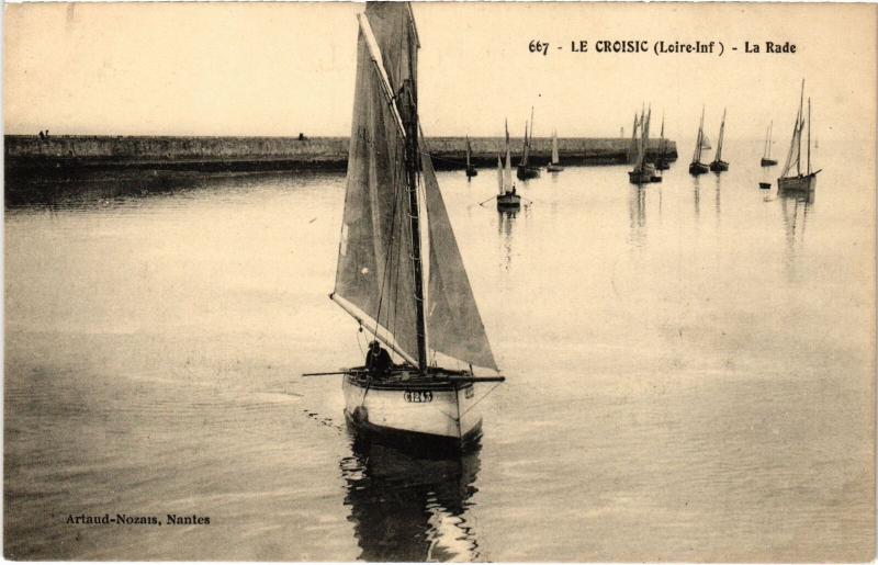 Carte postale ancienne Le Croisic la Rade au Croisic