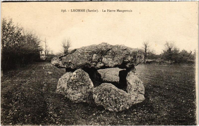 Carte postale ancienne Lhomme La Pierre Maupertuis France à Lhomme