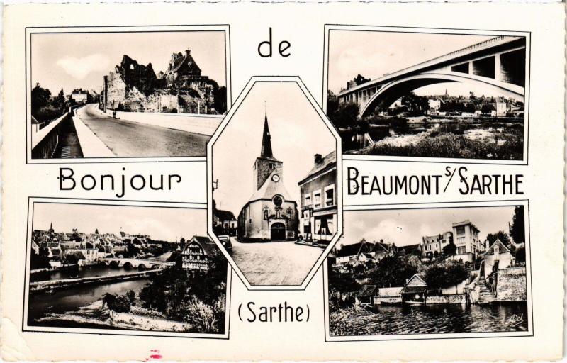 Carte postale ancienne Beaumont-sur-Sarthe Scenes France à Beaumont-sur-Sarthe