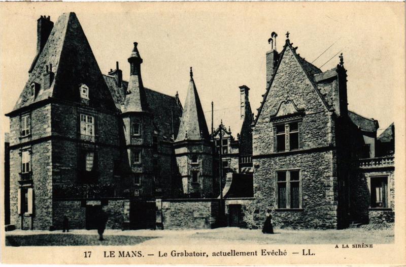Carte postale ancienne Le Mans Grabatoir France au Mans