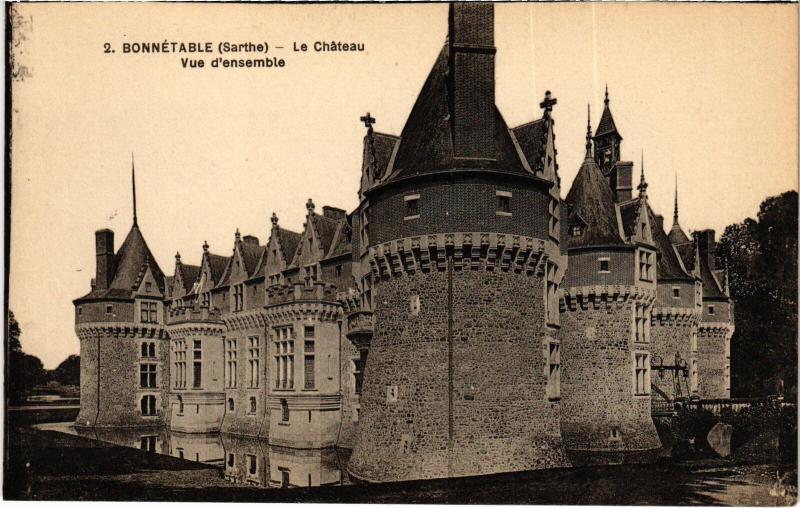 Carte postale ancienne Bonnetable Le Chateau France