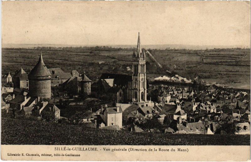 Carte postale ancienne Sille-le-Guillaume Vue Generale France