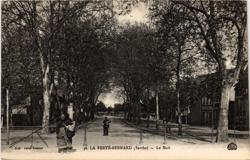 Carte postale ancienne La Ferte-Bernard Le Mail France