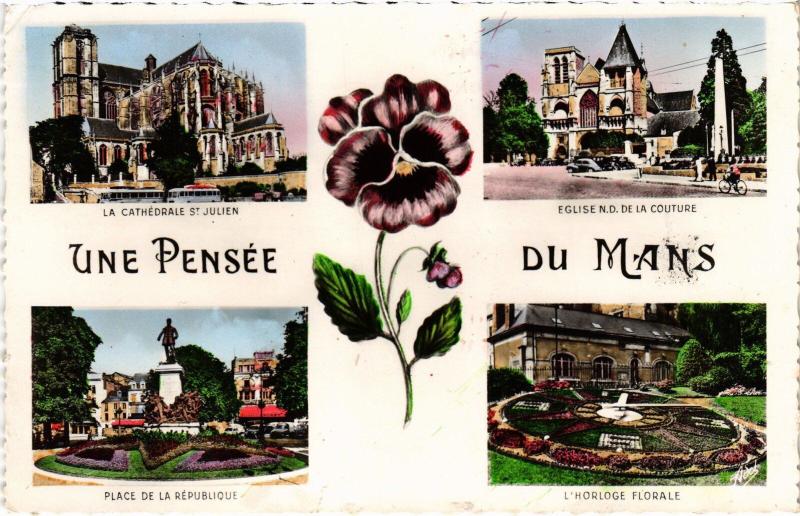 Carte postale ancienne Le Mans Scenes France au Mans
