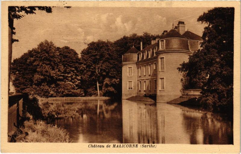 Carte postale ancienne Malicorne-sur-Sarthe Le Chateau France à Malicorne-sur-Sarthe