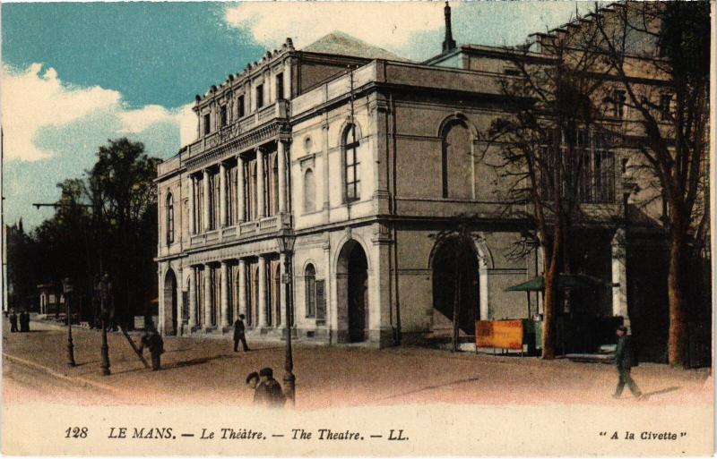 Carte postale ancienne Le Mans Theatre France au Mans