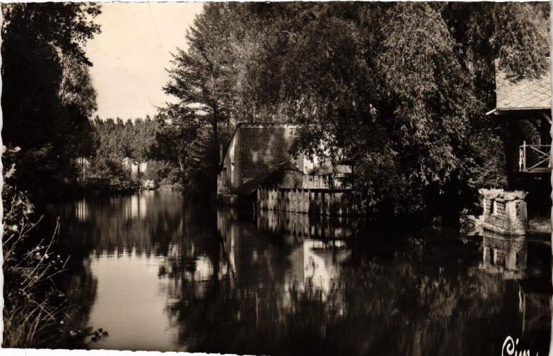 Carte postale ancienne La Chartre-sur-le-Loir Paysage sur le Loir a Roche-Marie France à La Chartre-sur-le-Loir