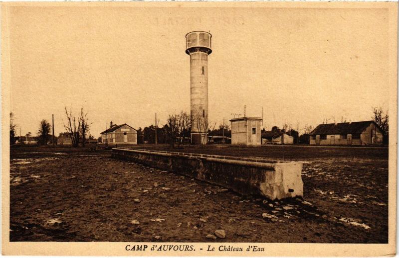 Carte postale ancienne Chateau d'Eau Camp d'Auvours France