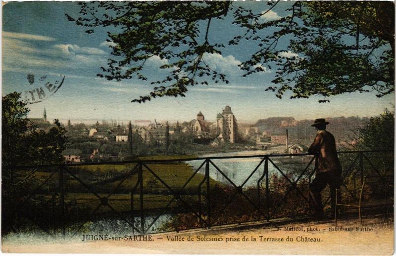Carte postale ancienne Juigne-sur-Sarthe Vallee de Solesmes France à Solesmes