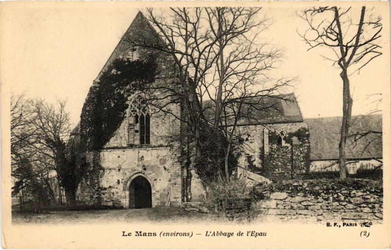 Carte postale ancienne Le Mans L'Abbaye de l'Epau France au Mans