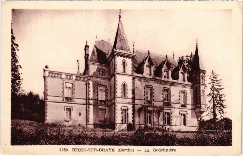 Carte postale ancienne Besse-sur-Braye La Godeliniere France