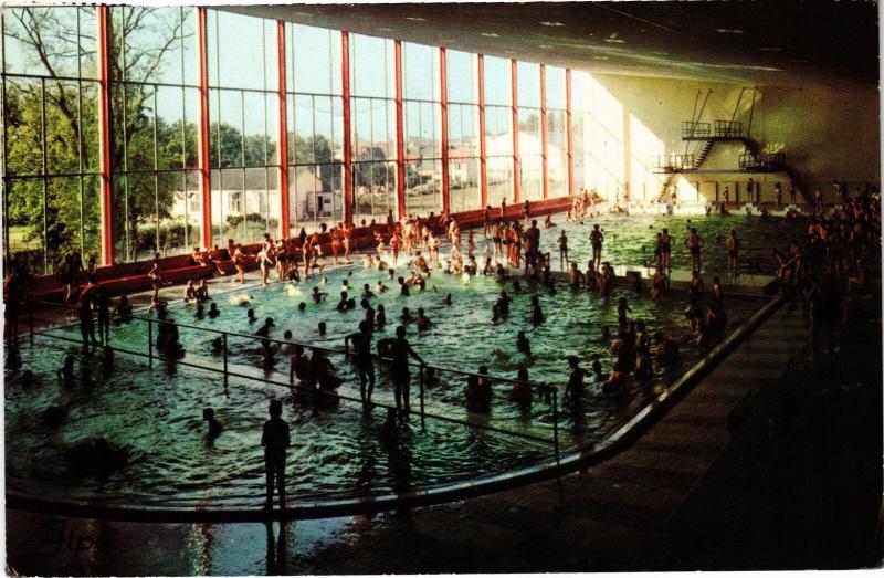 Carte postale ancienne Le Mans Piscine Municipale France au Mans