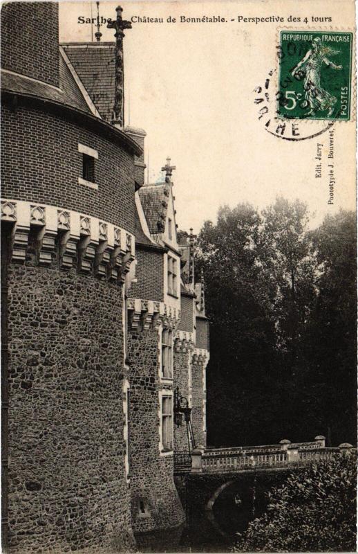 Carte postale ancienne Bonnetable Le Chateau France