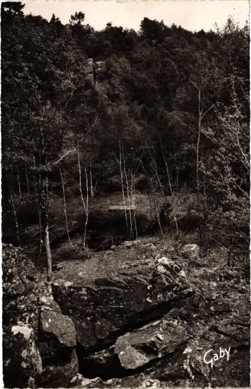 Carte postale ancienne Sille-le-Guillaume Rochebrune - Le Saut du Cerf France
