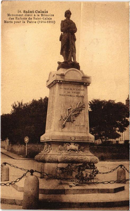 Carte postale ancienne Saint-Calais Monument France à Saint-Calais