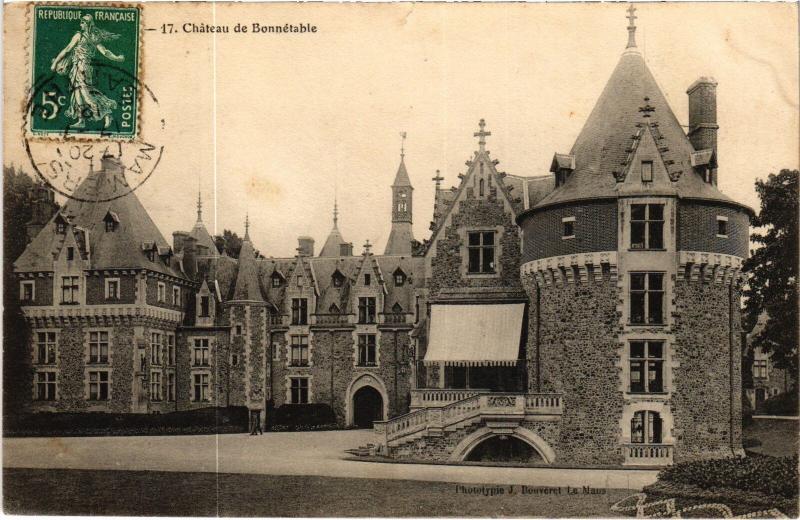 Carte postale ancienne Bonnetable Le Chateau France