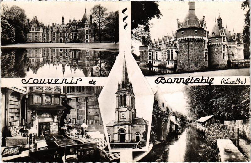 Carte postale ancienne Bonnetable Scenes France