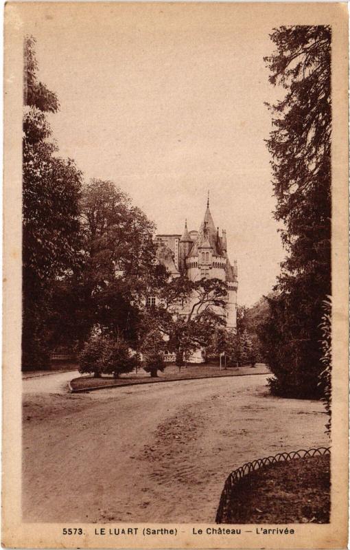 Carte postale ancienne Le Luart Le Chateau France au Luart