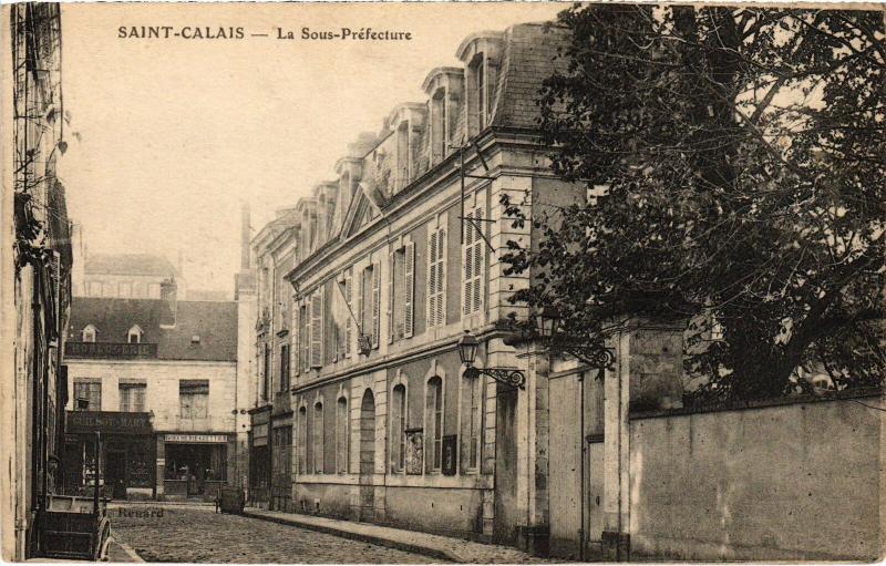 Carte postale ancienne Saint-Calais Sous-Prefecture France à Saint-Calais